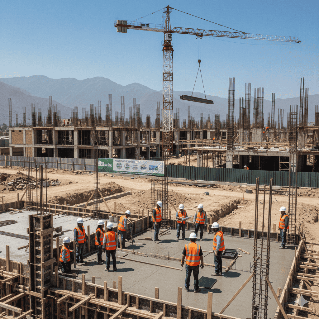 Construcción de infraestructura vial