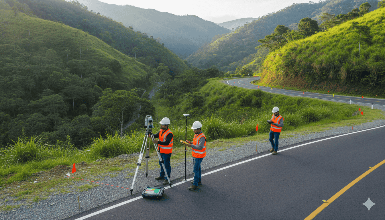 Levantamiento Topográfico - Servicios topográficos para proyectos viales B2G en Huánuco