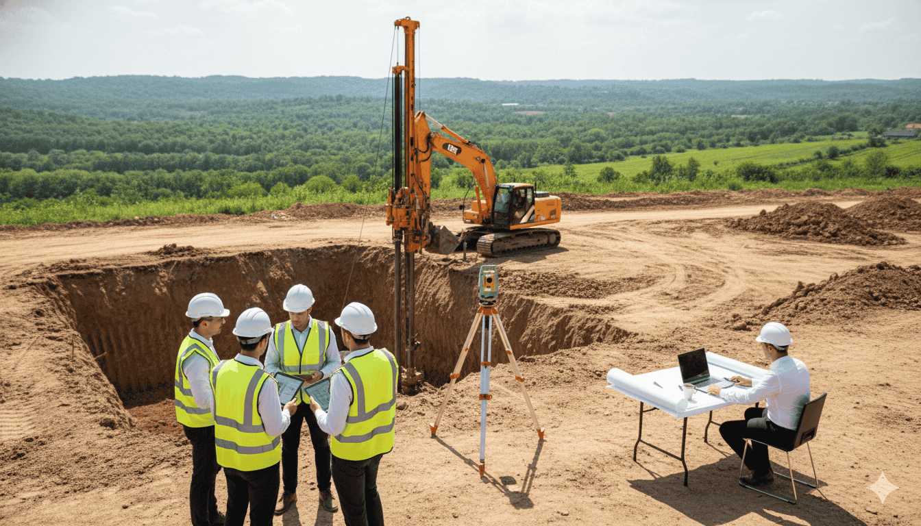 Servicio Técnico Especializado - Excavación de calicatas y estudios técnicos